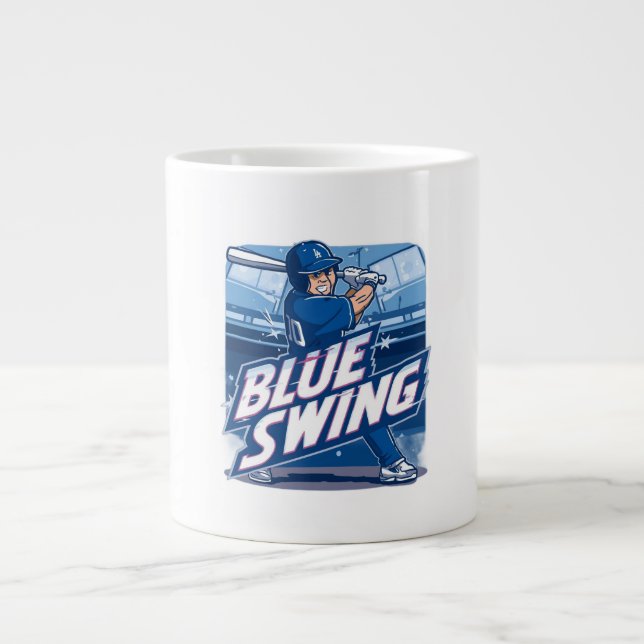 Baseball Playoff Championship Spirit Design Jumbo Mugg (Framsidan)