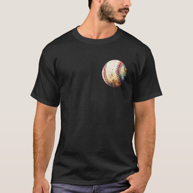 Baseball Pocket Mom Baseball  Women Baseball Game  T Shirt (Framsida)