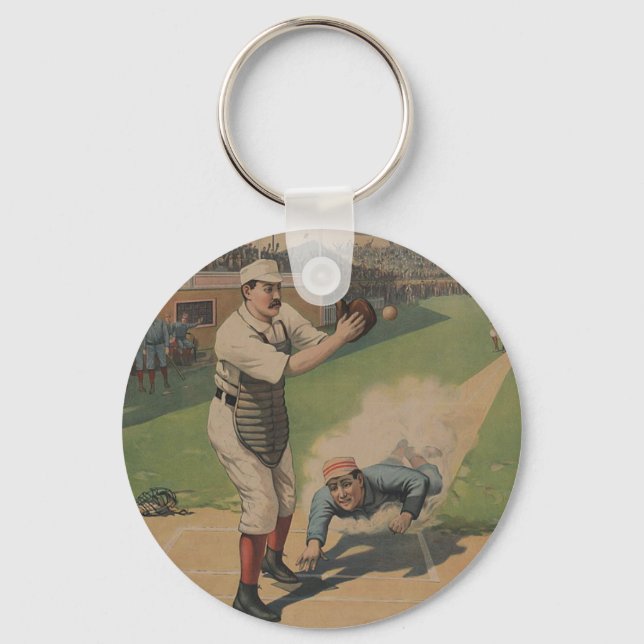 Baseball Poster nyckelkedja Nyckelring (Framsida)