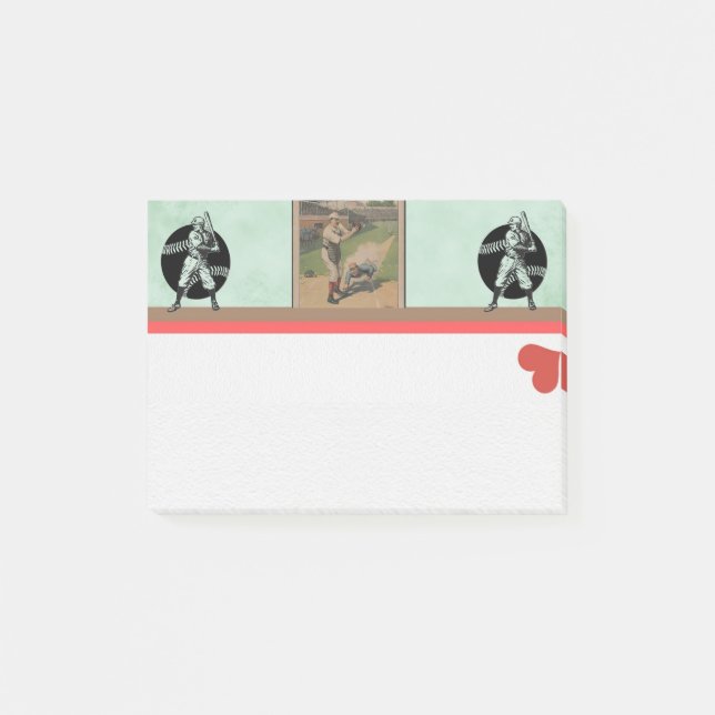 Baseball Poster Post-it Block (Framsida)