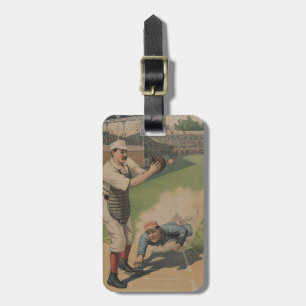 Baseball Poster resagemärkning Bagagebricka