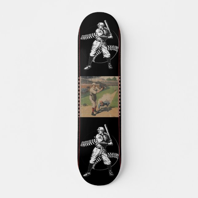 Baseball Poster Skateboard (Framsida)