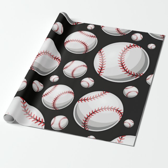 Baseball Presentpapper (Utrullad)