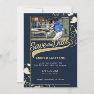 Baseball Pub Mitzvah Spara datumet