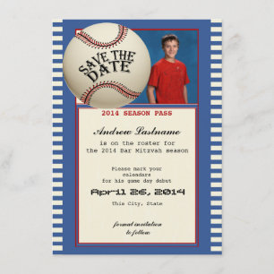 Baseball Pub Mitzvah Spara datumet