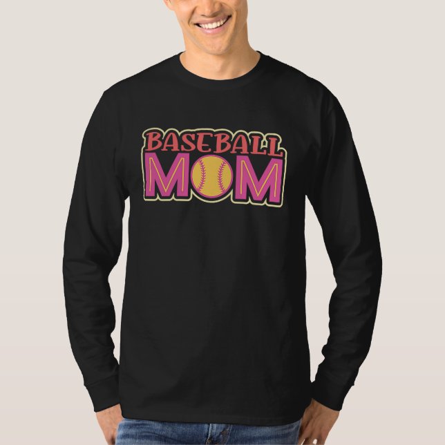 Baseball quote for baseball moms t shirt (Framsida)