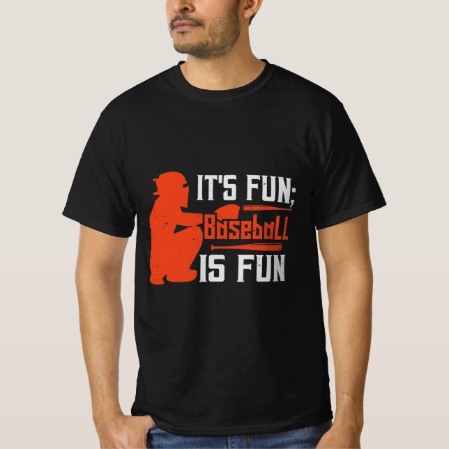 Baseball Quotes  Baseball Fan Gift T Shirt (Framsida)