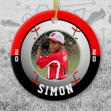 Baseball Red Black Team Färg