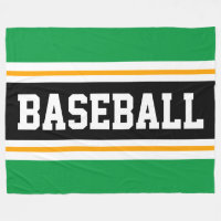BASEBALL Roligt Grönt Gult Black Athletic Rand