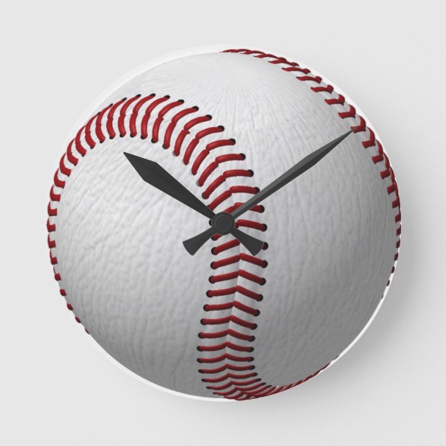Baseball Rund Klocka (Framsida)