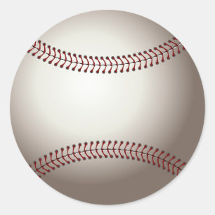 Baseball Runt Klistermärke