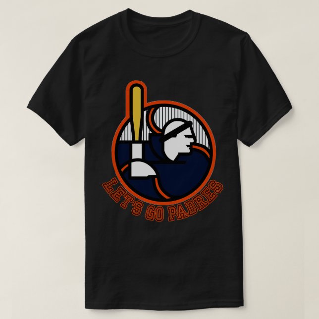 Baseball San Diego LETS GO PADRES TShirt T Shirt (Design framsida)