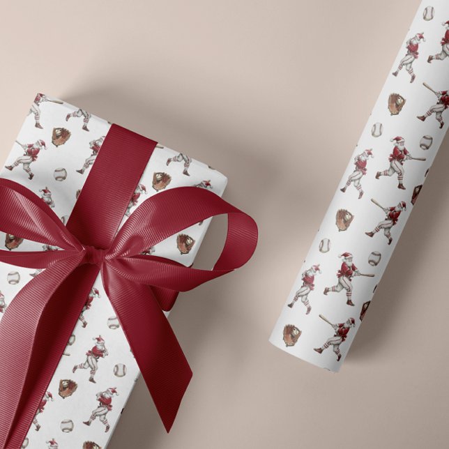 Baseball Santa Presentpapper (Skapare uppladdad)