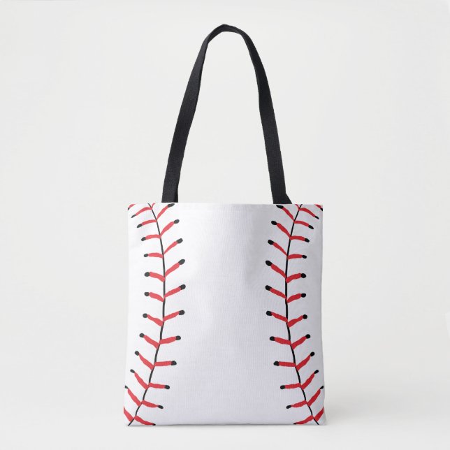 Baseball Seams Sports Stil Baseball Tema Tygkasse (Framsida)