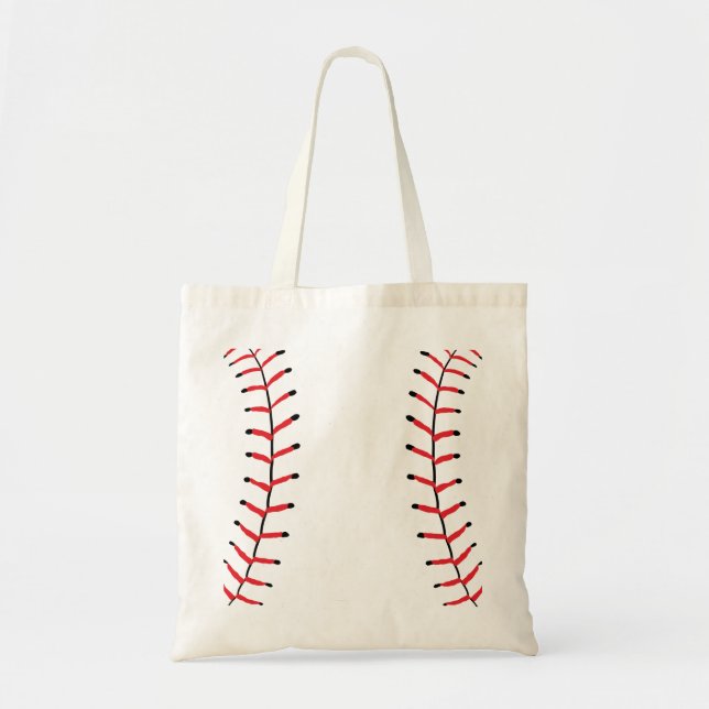 Baseball Seams Sports Stil Baseball Theme Tygkasse (Framsidan)