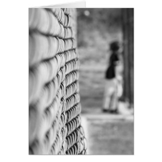 Baseball Season Nostalgia Hälsningskort
