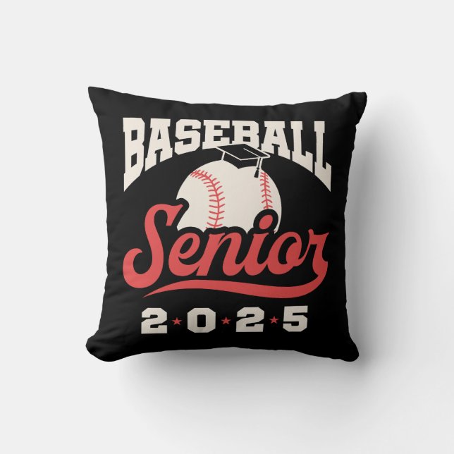Baseball Senior Class 2025 Kudde (Framsida)