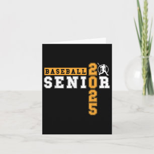 Baseball Senior Night Baseball Senior 2025 Graduat Kort