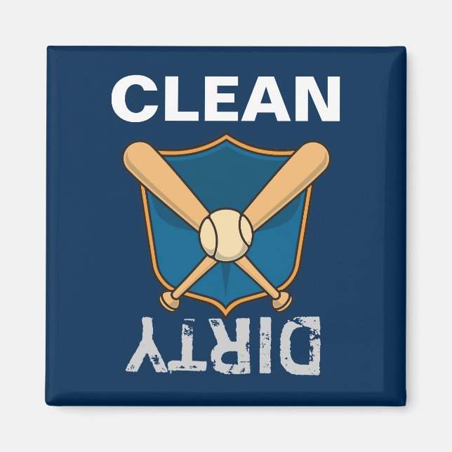 Baseball Shield Magnet (Framsidan)