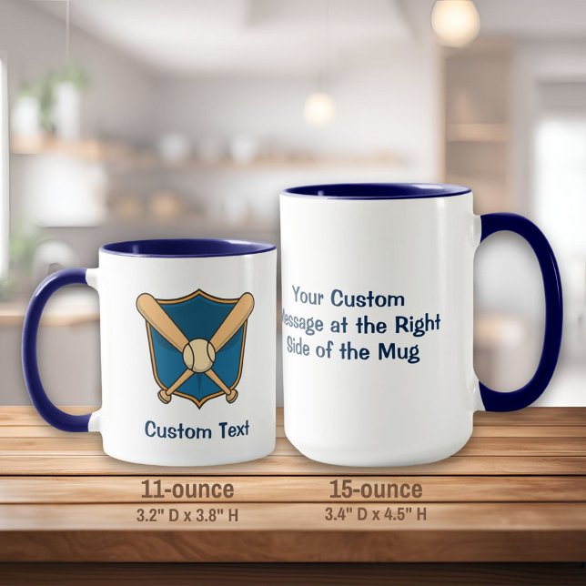 Baseball Shield Mugg (Skapare uppladdad)