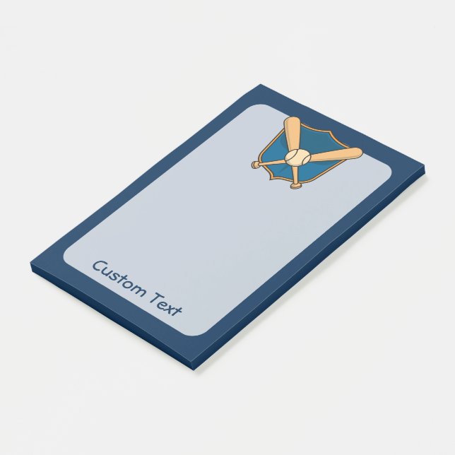 Baseball Shield Post-it Block (Vinklad)