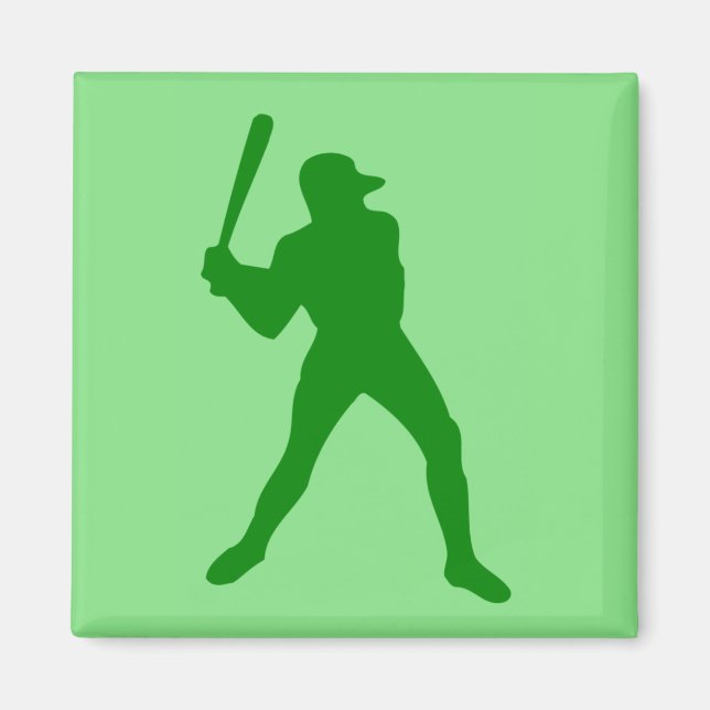 baseball silhouette magnet (Framsidan)
