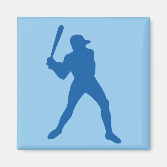 baseball silhouette magnet (Framsidan)