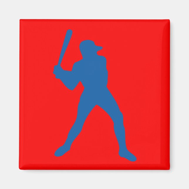 baseball silhouette magnet (Framsidan)