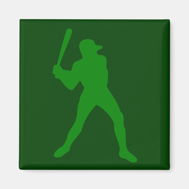 baseball silhouette magnet (Framsidan)