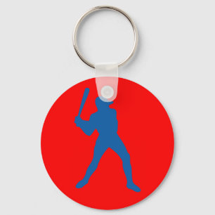 baseball silhouette nyckelring