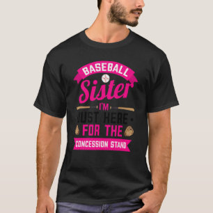 Baseball sister Cute Women's Concession StandGirl T Shirt
