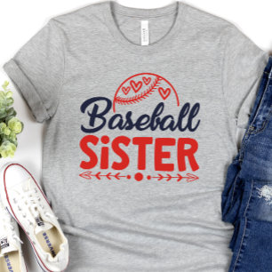 Baseball Sister Shirt, Gift for Sister T Shirt