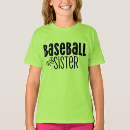 Baseball Sister T Shirt