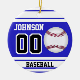 Baseball | Skapa din egen Julgransprydnad Keramik