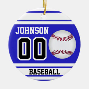 Baseball Skapa din egen Julgransprydnad Keramik