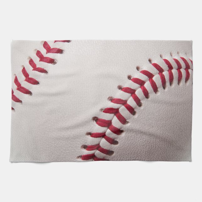 Baseball - skräddarsy baseballbakgrundsmallen kökshandduk (Horisontell)