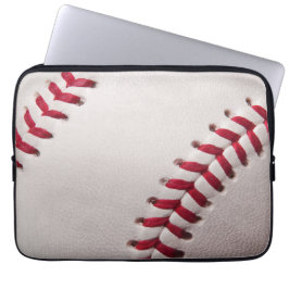 Baseball - skräddarsy baseballbakgrundsmallen laptop sleeve