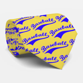 Baseball-skript i blått slips