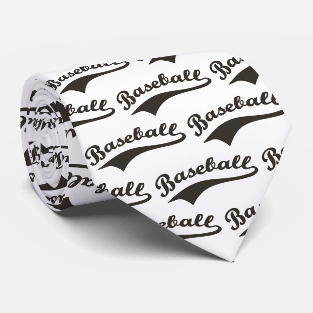 Baseball-skript i svart slips (Rullad)