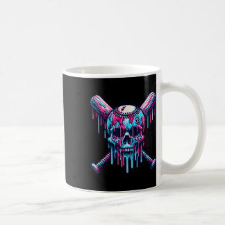 Baseball Skulldropp Baseball Ice Cre Kaffemugg