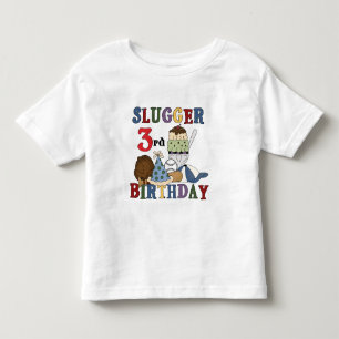 Baseball Slugger 3:e födelsedagskjortor T Shirt