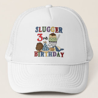 Baseball Slugger 3:e födelsedagskjortor Truckerkeps