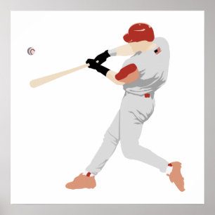 Baseball Slugger Poster