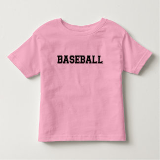 Baseball Småbarn Ringer T-Shirt (Rosa)