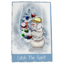 Baseball Snögubbe jul