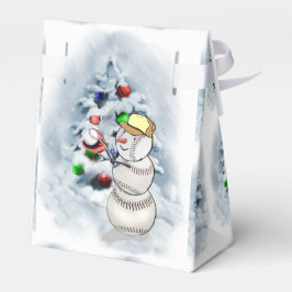 Baseball Snögubbe jul Presentaskar