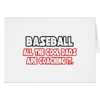 Baseball...Snygga Pappor Hälsningskort