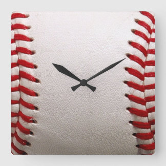 Baseball Softball Fyrkantig Klocka