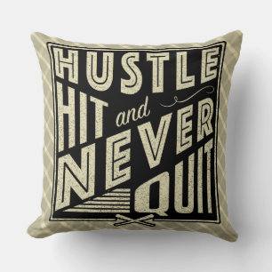 Baseball Softball Hustle, Slå och sluta aldrig Cus Kudde
