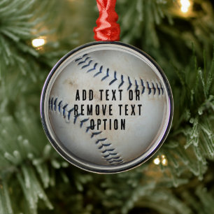 Baseball Softball jul Julgransprydnad Metall